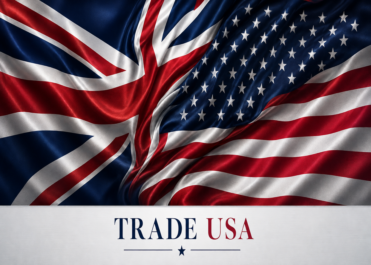 TradeUSA — merged UK and US flags